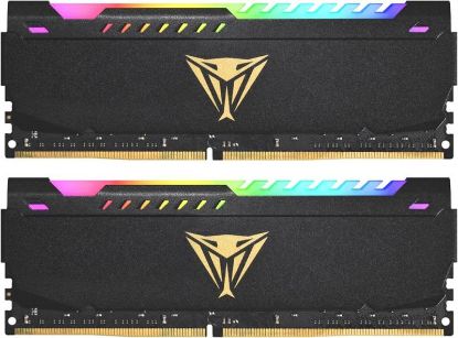  Зображення Модуль пам`яті  DDR4 2x8GB/3600 Patriot Viper Steel RGB Black (PVSR416G360C0K) 